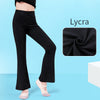 Kids Flare Dance Pants High Waist Sport Pants Girl Sweatpants Yoga Running Pants Sportswear Fitness Leggings