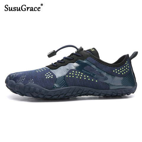 SusuGrace Men's Aqua shoes Cool swimming sport shoes Fitness footwear breathable sneakers light weight Outdoor walking flats