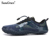 SusuGrace Men's Aqua shoes Cool swimming sport shoes Fitness footwear breathable sneakers light weight Outdoor walking flats