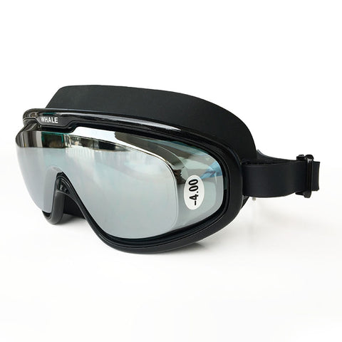 Whale Swimming Goggles Myopia -1.5 to -8 Support Anti fog UV Protecion Swimming Glasses Diopter Adult Men Women