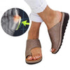 Women PU Leather Shoes Comfy Platform Flat Sole Ladies Casual Soft Big Toe Foot Correction Sandal Orthopedic Bunion Corrector 4