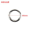 6pcs/lot Zinc Alloy Plated Gate Spring O-Ring Buckles Clips Carabiner Purses Handbags Round Push Trigger Snap Hooks Carabiner