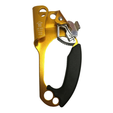 Left Right Climbing Caving Hand Grasp Ascender Clamp Device For Rock Climbing Mountaineering Tree Climbing Arborist
